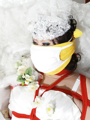 Massively Gagged CD Bride in Ecstasy