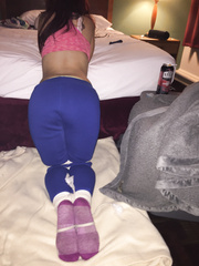 hogtied in socks