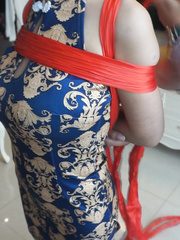 Blue Cheongsam