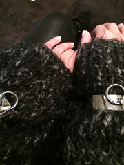 Babe in Wool Sweater Bondage