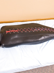 lesbian girl in sleepingbag