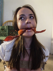 Scarf and bandana bondage and gags