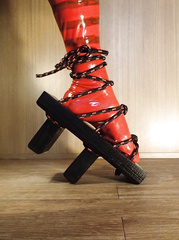 Japanese bondage fetish footwear
