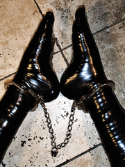 Vinyl tape and legs