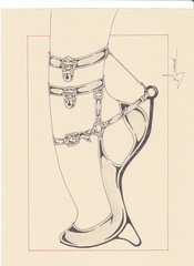 Bondage heel art