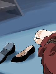 Tied feet in flats