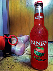 Kinky foot bondage