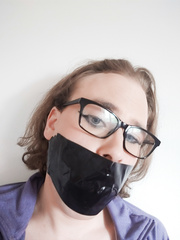 Jogger Tape Gagged