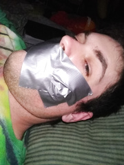 Gagged selfies