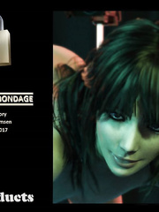 jutta in selfbondage