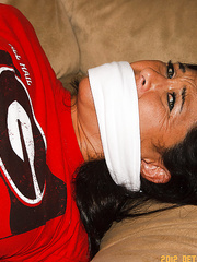Tomiko hogtied