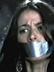 Sexy Girl tape gagged (The Drop)