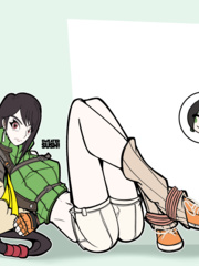 Tifa Lockhart in Yuffie’s outfit