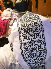 white bandanas