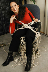 Tied Girl Untie Ropes 1