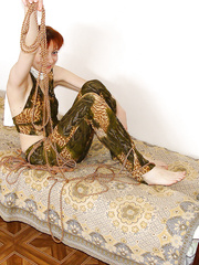 Tied Girl Untie Ropes 10