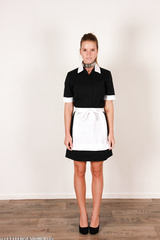Maid Jessica hogcuffed