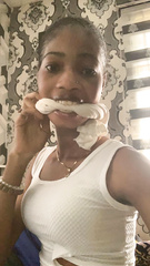 Her white gag
