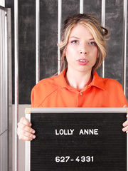 Two prison girls teasing each other