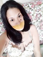 Asian Gagged