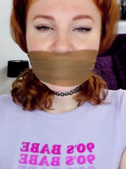 Webcam gagged for fun