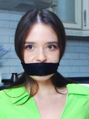 Webcam girl love play be gagged