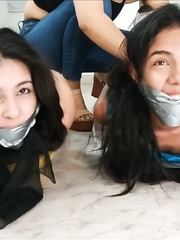 Rude Lesbian Bondage By Tall Girl - Selfgags