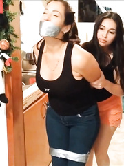 Stepmom Turned Gagged Bondage Slave By Brat Girl