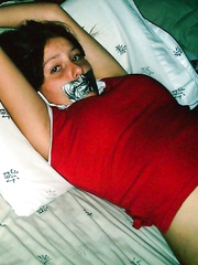 Teen bound and gagged