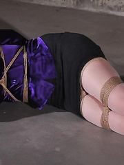 Rachel tied up and tape gagged 1