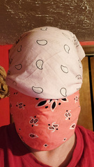 a bandana bondage night trapped in a rope bag