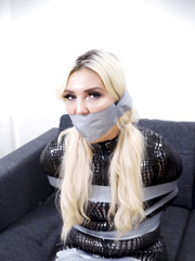 Roxee - Catburglar in Tape Bondage