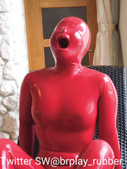 I love rubber and breathplay