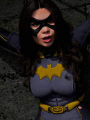 BatTracy and SuperMallory in dungeon Peril