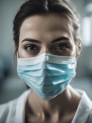 Surgical Mask Woman