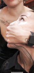 Veiny Hands Over Mouth