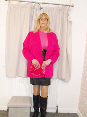 Vikki in her office clothes