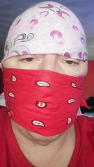 Scarves over bandanas