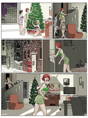 Krampus visits.