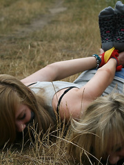 teen hogtied socks