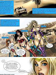 9 superheroines vs Warlord
