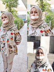 Hijab gagged