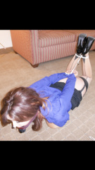 Hogtied and gagged