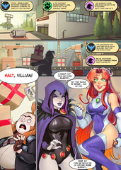 Starfire and Raven