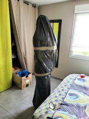 Me trash bagged and suffocated by mistress