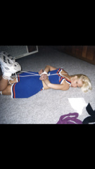 Hogtied Cheerleader