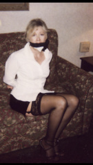 Sharon bound and gagged