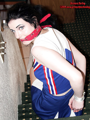 cheerleader in distress