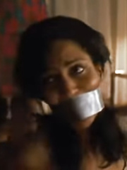 Ebony tied and gagged in home invasion