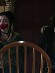 Katelyn Nacon and Lulu Antariksa tape gagged